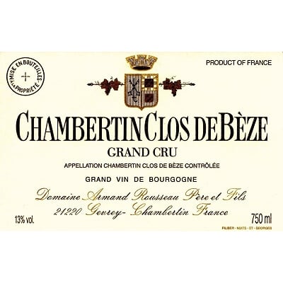Armand Rousseau Chambertin-Clos-De-Beze Grand Cru 2015 (3x150cl)