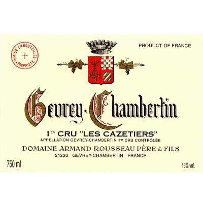 Armand Rousseau Gevrey-Chambertin 1er Cru Les Cazetiers 2018 (6x75cl)