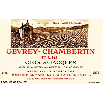 Armand Rousseau Gevrey-Chambertin 1er Cru Clos St-Jacques 2009 (6x75cl)