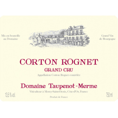 Taupenot Merme Corton-Rognet Grand Cru 2020 (6x75cl)