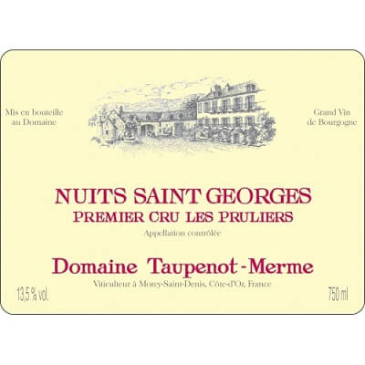 Taupenot Merme Nuits-Saint-Georges 1er Cru Les Pruliers 2022 (3x150cl)
