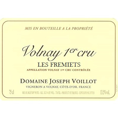 Joseph Voillot Volnay 1er Cru Les Fremiets 2018 (6x75cl)