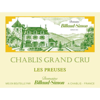 Billaud-Simon Chablis Grand Cru Les Preuses 2022 (3x150cl)