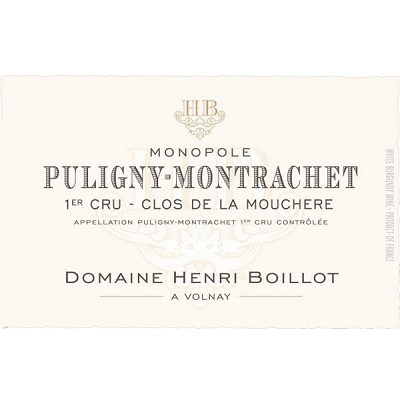 Henri Boillot Puligny-Montrachet 1er Cru Clos de la Mouchere 2015 (6x75cl)