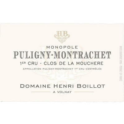 Henri Boillot Puligny-Montrachet 1er Cru Clos de la Mouchere 2022 (1x75cl)