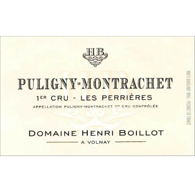Henri Boillot Puligny-Montrachet 1er Cru Les Perrieres 2022 (3x150cl)