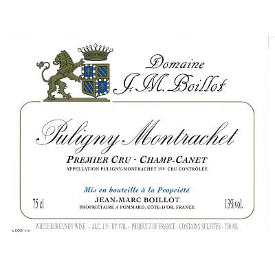 Jean-Marc Boillot Puligny-Montrachet 1er Cru Champ Canet 2022 (3x150cl)
