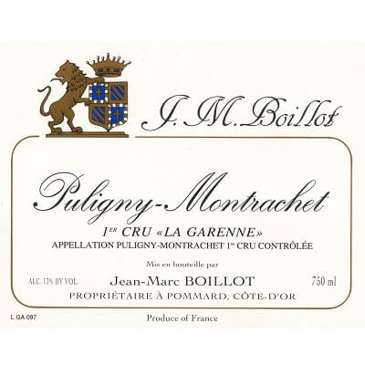 Jean-Marc Boillot Puligny-Montrachet 1er Cru La Garenne 2022 (6x75cl)