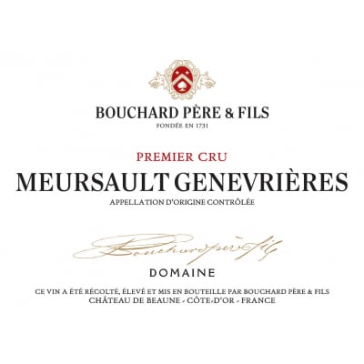 Bouchard Pere & Fils Meursault 1er Cru Les Genevrieres  2020 (6x75cl)