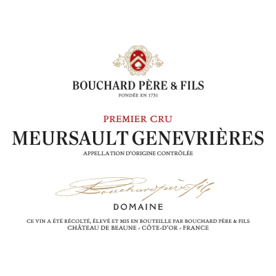 Bouchard Pere & Fils Meursault 1er Cru Les Genevrieres  2022 (6x75cl)