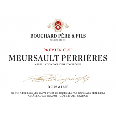 Bouchard Pere & Fils Meursault 1er Cru Perrieres 2019 (6x75cl)