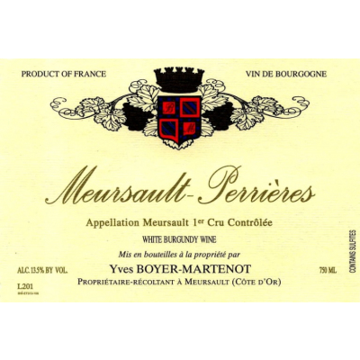 Boyer Martenot Meursault 1er Cru Perrieres Blanc 2018 (6x75cl)