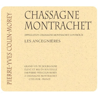Pierre-Yves Colin-Morey Chassagne-Montrachet Les Ancegnieres 2022 (6x75cl)