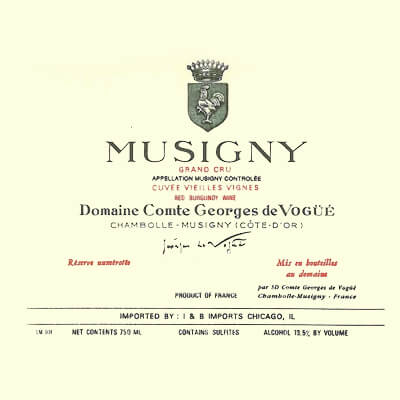 Comte Georges de Vogue Musigny Grand Cru Blanc 2021 (3x75cl)