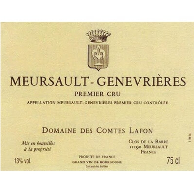 Comtes Lafon Meursault 1er Cru Genevrieres 2010 (2x75cl)