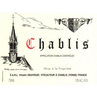 Vincent Dauvissat Chablis 2022 (1x75cl)
