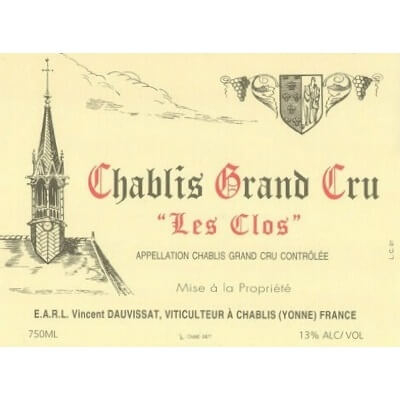 Vincent Dauvissat Chablis Grand Cru 'Les Clos' 2022 (3x75cl)