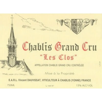 Vincent Dauvissat Chablis Grand Cru Les Clos 2022 (6x75cl)