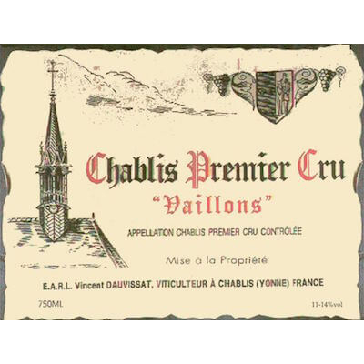 Vincent Dauvissat Chablis 1er Cru Vaillons 2022 (1x75cl)