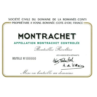 Domaine de la Romanee-Conti Montrachet Grand Cru 2015 (1x75cl)