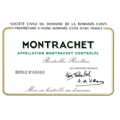 Domaine de la Romanee-Conti Montrachet Grand Cru 2002 (1x75cl)