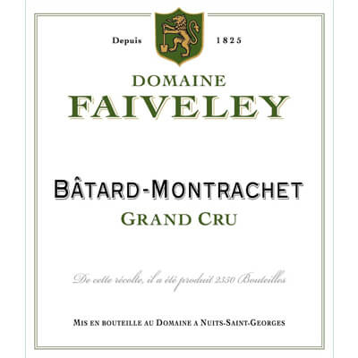 Faiveley Batard-Montrachet Grand Cru 2020 (6x75cl)