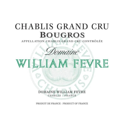 William Fevre Chablis Grand Cru Bougros 2022 (3x75cl)