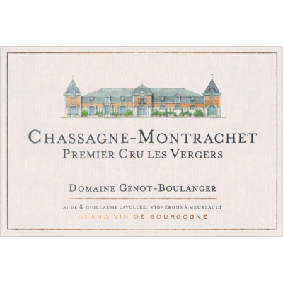 Genot Boulanger Chassagne-Montrachet 1er Cru Vergers 2018 (6x75cl)