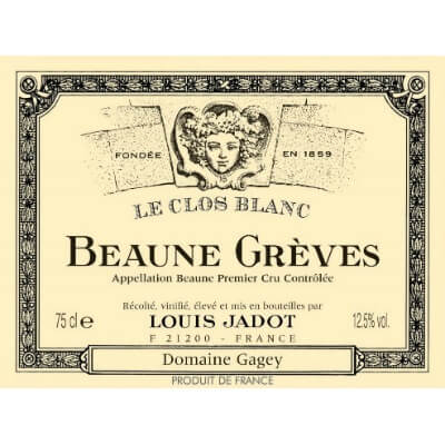Louis Jadot (Gagey) Beaune-Greves 1er Cru Le Clos Blanc 2022 (12x75cl)