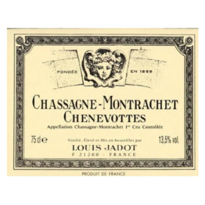 Louis Jadot Chassagne-Montrachet 1er Cru Chenevottes 2021 (6x75cl)