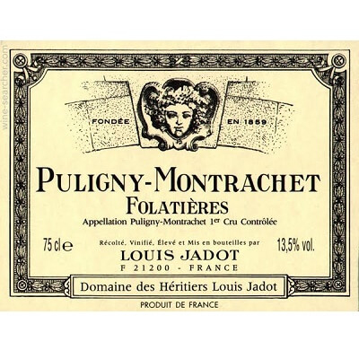 Louis Jadot Puligny-Montrachet 1er Cru Les Folatieres 2022 (3x75cl)