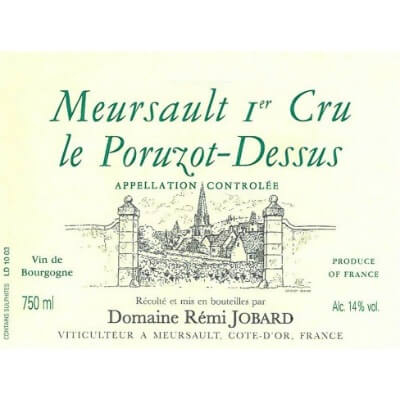 Remi Jobard Meursault 1er Cru Le Poruzot-Dessus 2022 (6x75cl)