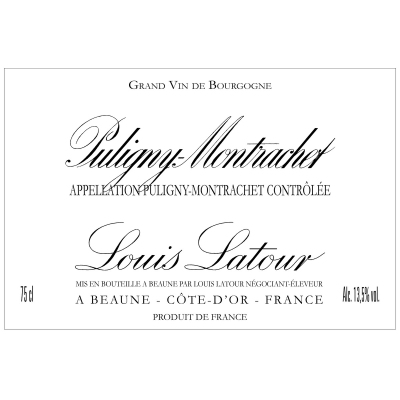 Louis Latour Puligny Montrachet 2022 (6x75cl)