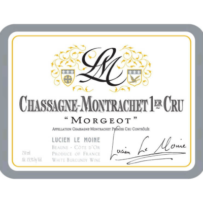 Lucien Le Moine Chassagne-Montrachet 1er Cru Morgeot 2020 (6x75cl)