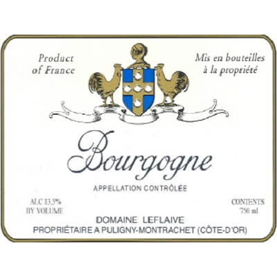 Leflaive Bourgogne Blanc 2018 (12x75cl)