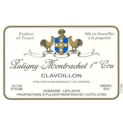 Leflaive Puligny-Montrachet 1er Cru Clavoillon 2022 (3x150cl)