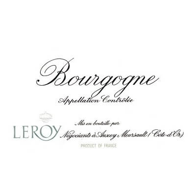 Maison Leroy Bourgogne Blanc 2009 (12x75cl)