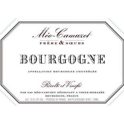 Meo-Camuzet Bourgogne Blanc 2020 (6x75cl)