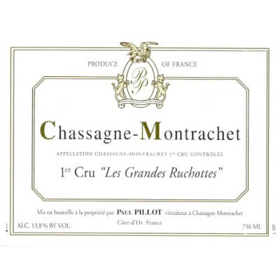 Paul Pillot Chassagne-Montrachet 1er Cru Les Grandes Ruchottes 2022 (1x75cl)