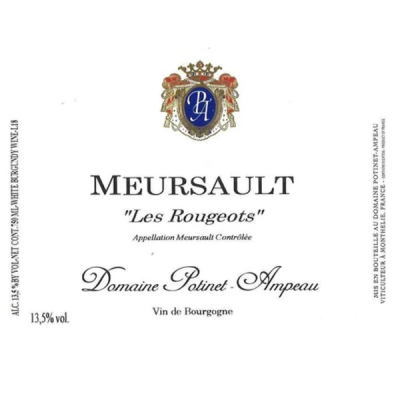 Potinet Ampeau Meursault Rougeots 2018 (6x75cl)