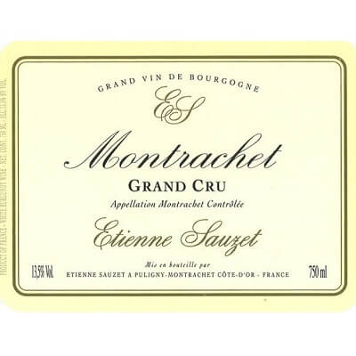 Etienne Sauzet Montrachet Grand Cru 2022 (1x150cl)