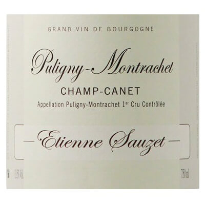 Etienne Sauzet Puligny-Montrachet 1er Cru Champ Canet 2022 (1x150cl)