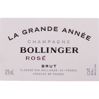 Bollinger La Grande Annee Rose 2014 (1x75cl)