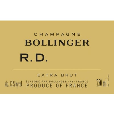 Bollinger RD 2007 (1x150cl)