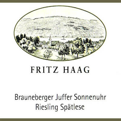 Fritz Haag Brauneberger Juffer Sonnenuhr Riesling Spatlese 2022 (6x75cl)