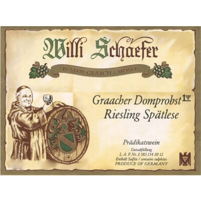 Willi Schaefer Graacher Domprobst Riesling Spatlese Auktion 2021 (1x150cl)