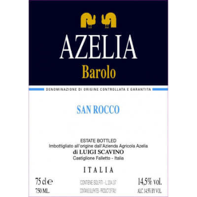 Azelia Barolo San Rocco 2016 (6x150cl)