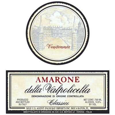 Bertani Amarone della Valpolicella Classico 2012 (6x75cl)