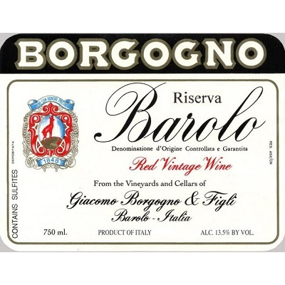 Giacomo Borgogno & Figli Riserva Barolo DOCG 2000 (6x75cl)