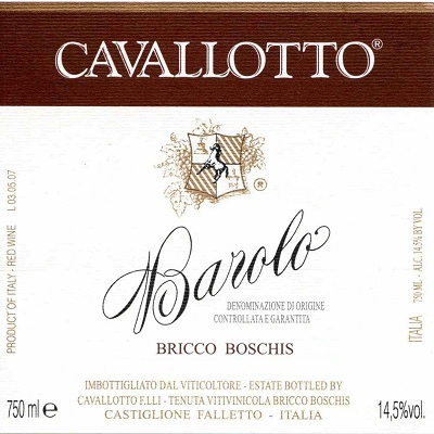 Cavallotto Barolo Bricco Boschis 2017 (6x150cl)
